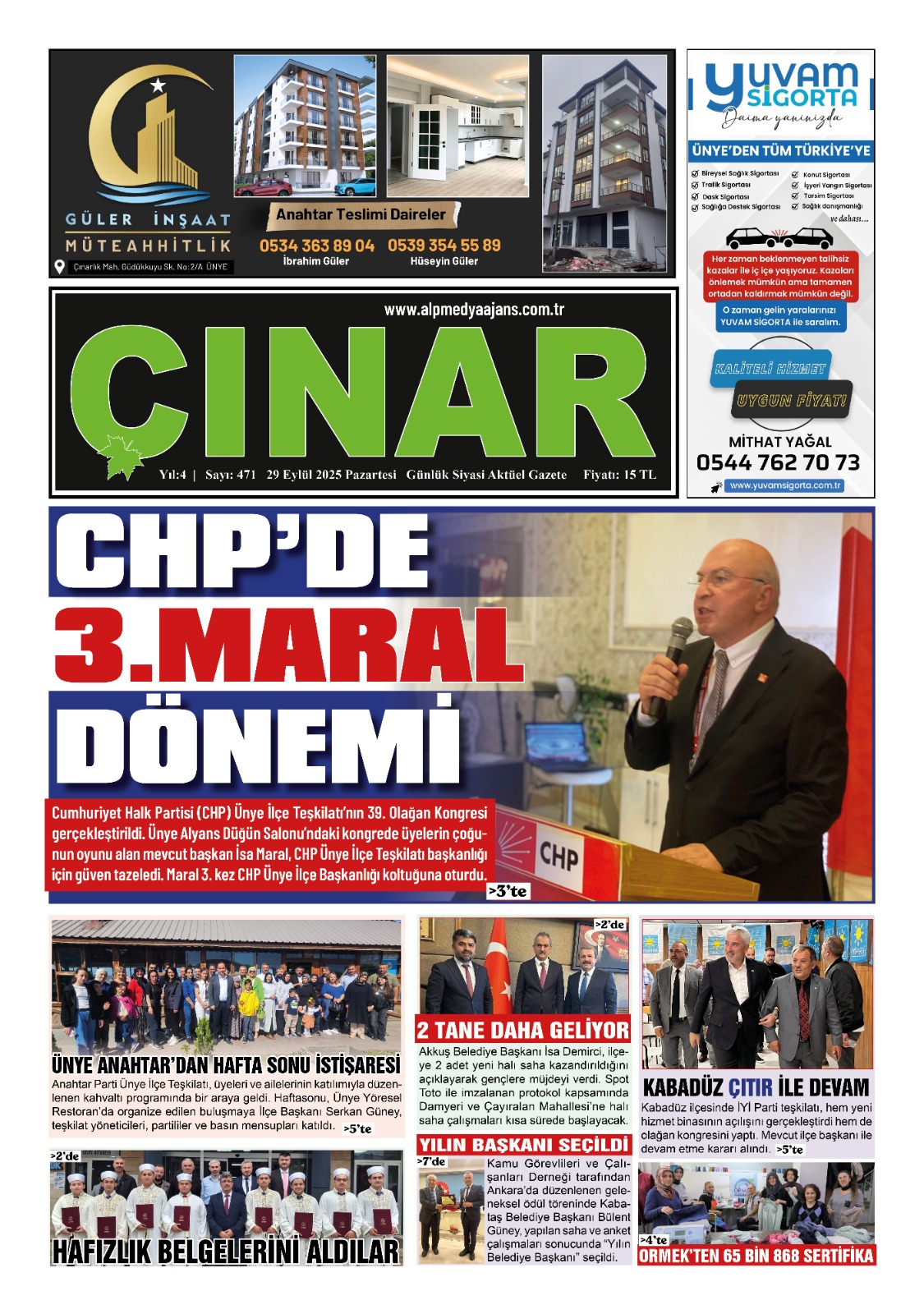 Çınar Gazetesi Sayı 21